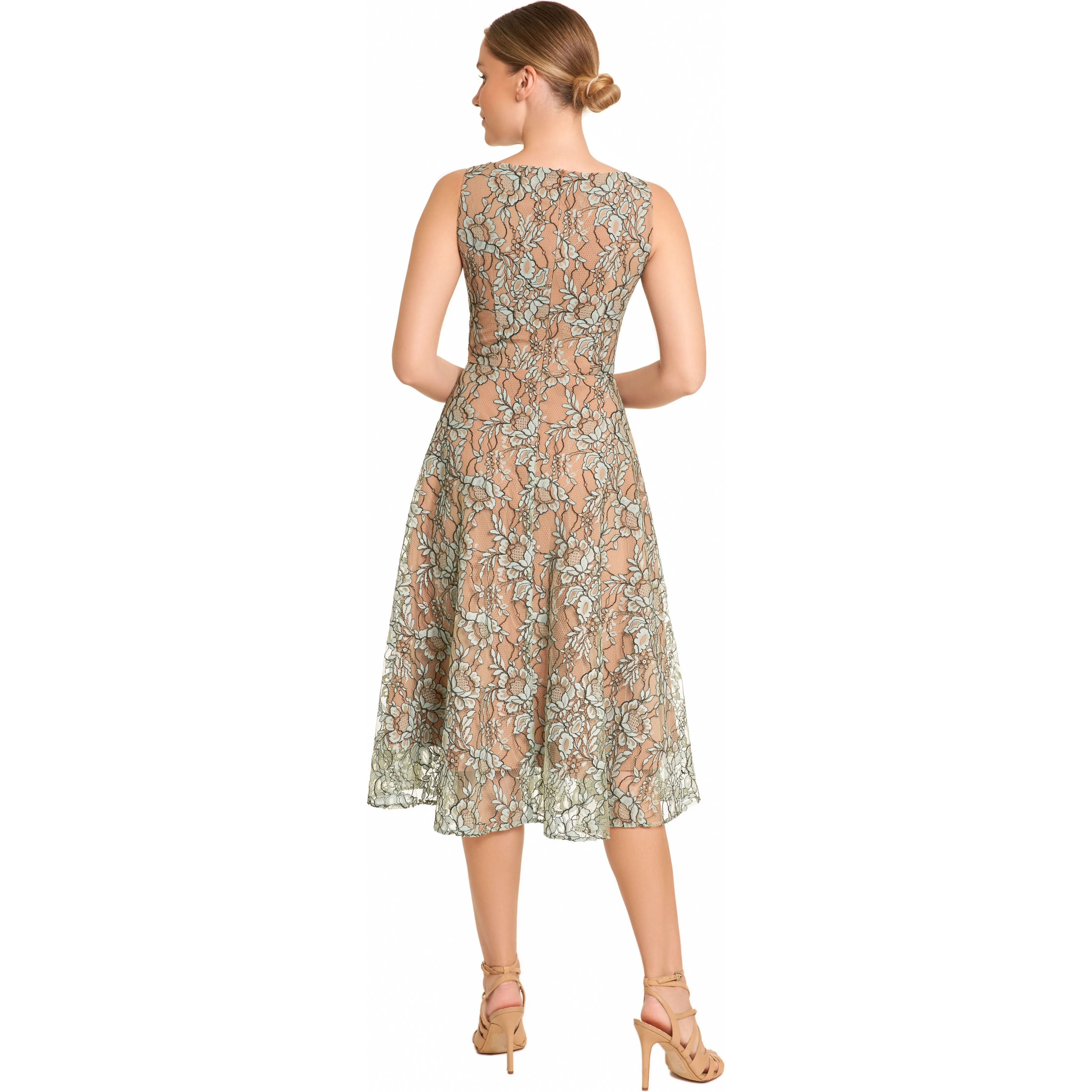 Green Midi Lace dress