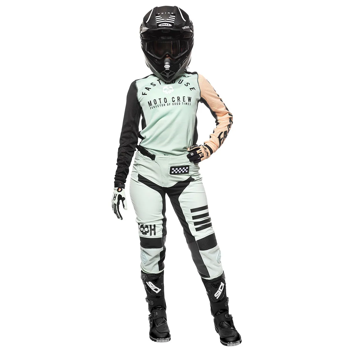 Grindhouse A/C Fortune Women's Jersey - Mint/Peach