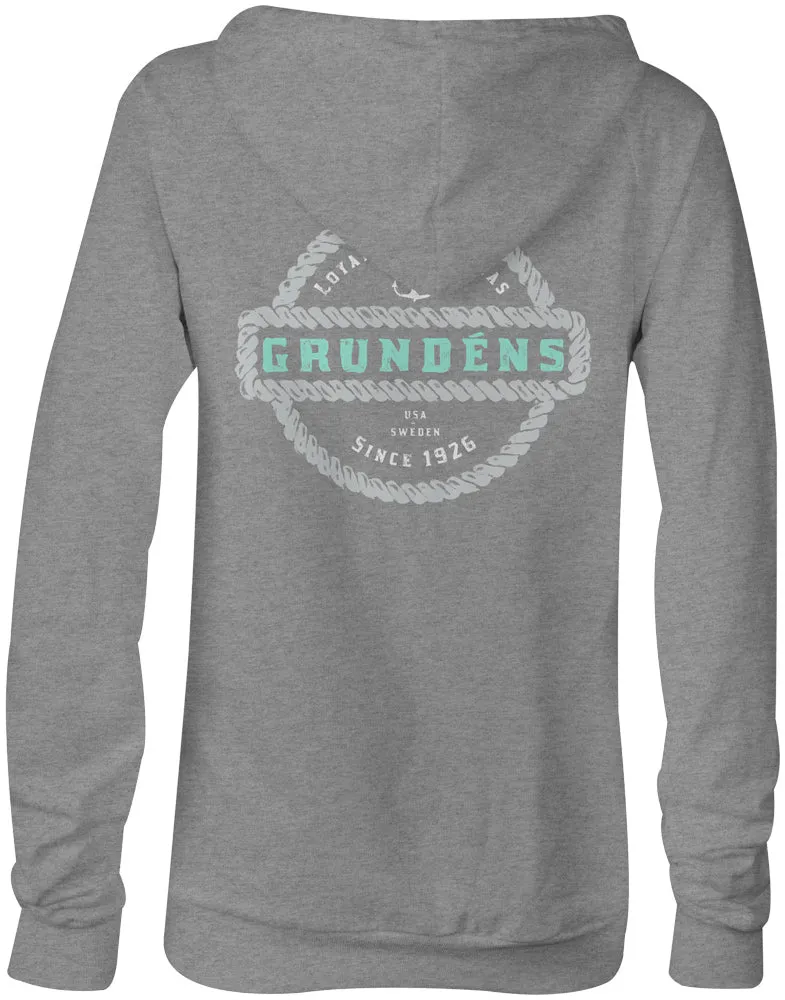 Grunden's Women's Rope Knot Hoodie