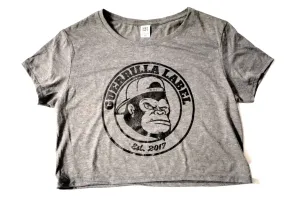 Guerrilla Women's Crop Top (Grey/Black)