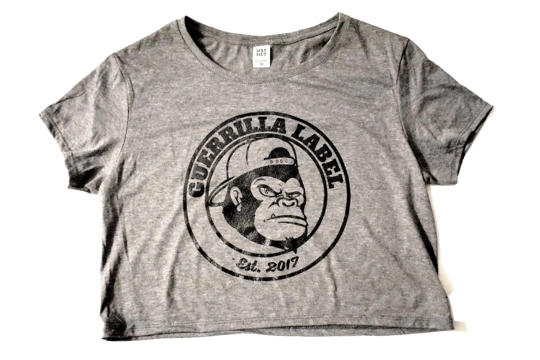 Guerrilla Women's Crop Top (Grey/Black)