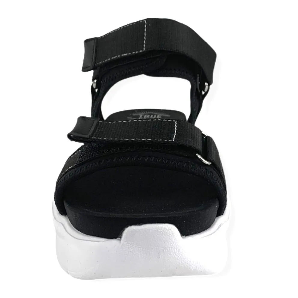 GUMMY Women's Flatform Adjustable Strap Sporty Sandals