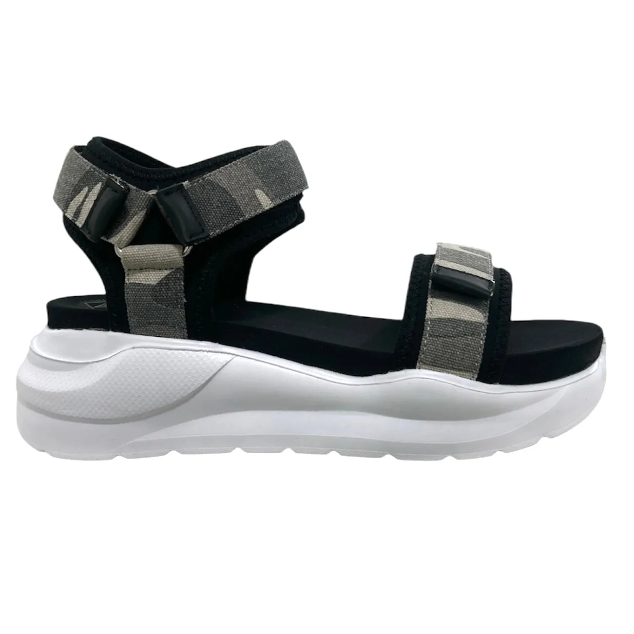 GUMMY Women's Flatform Adjustable Strap Sporty Sandals
