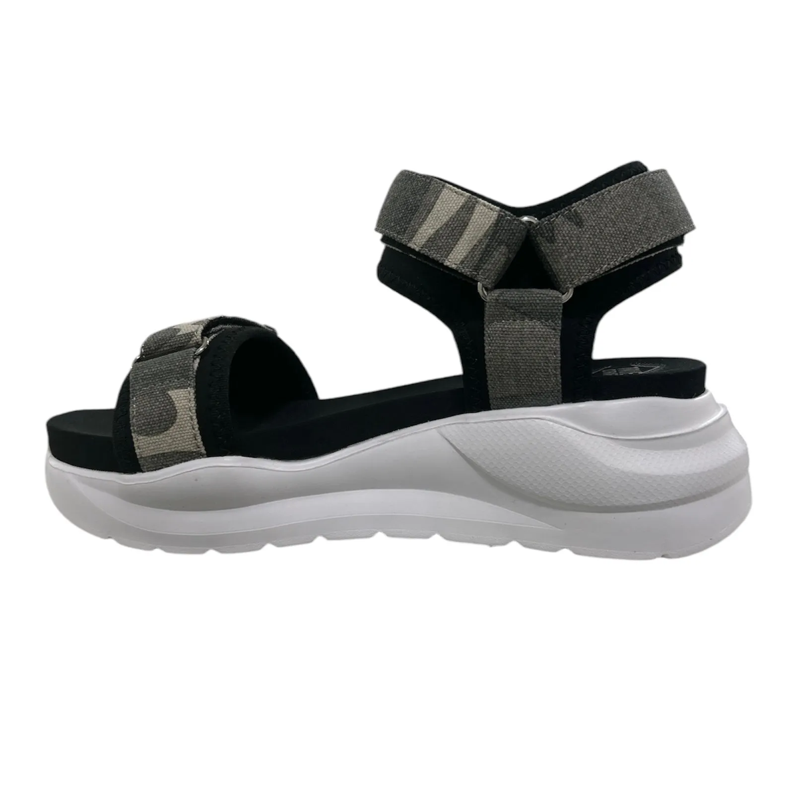 GUMMY Women's Flatform Adjustable Strap Sporty Sandals