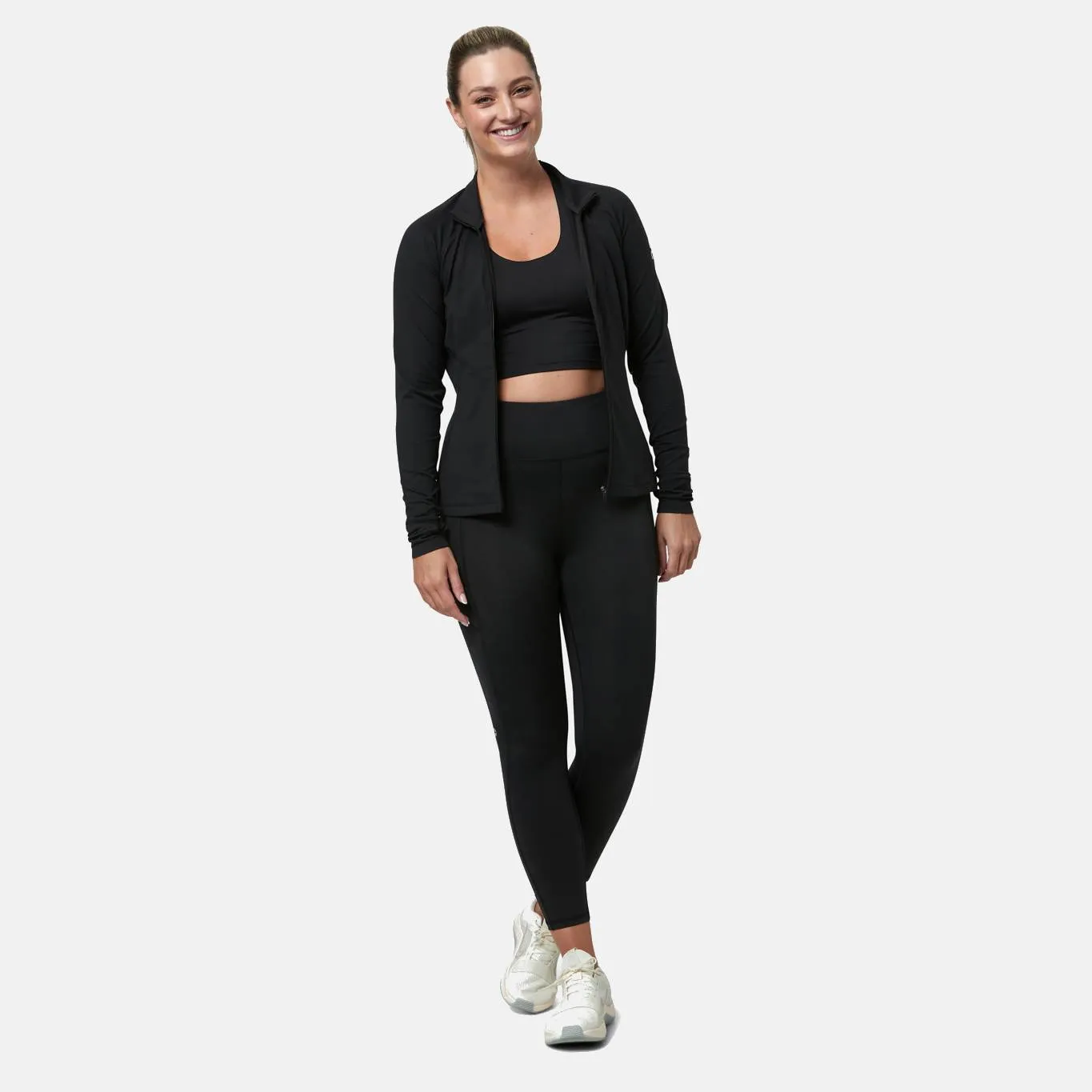 Gym Coffee Adaptive Zip (Womens) - Black