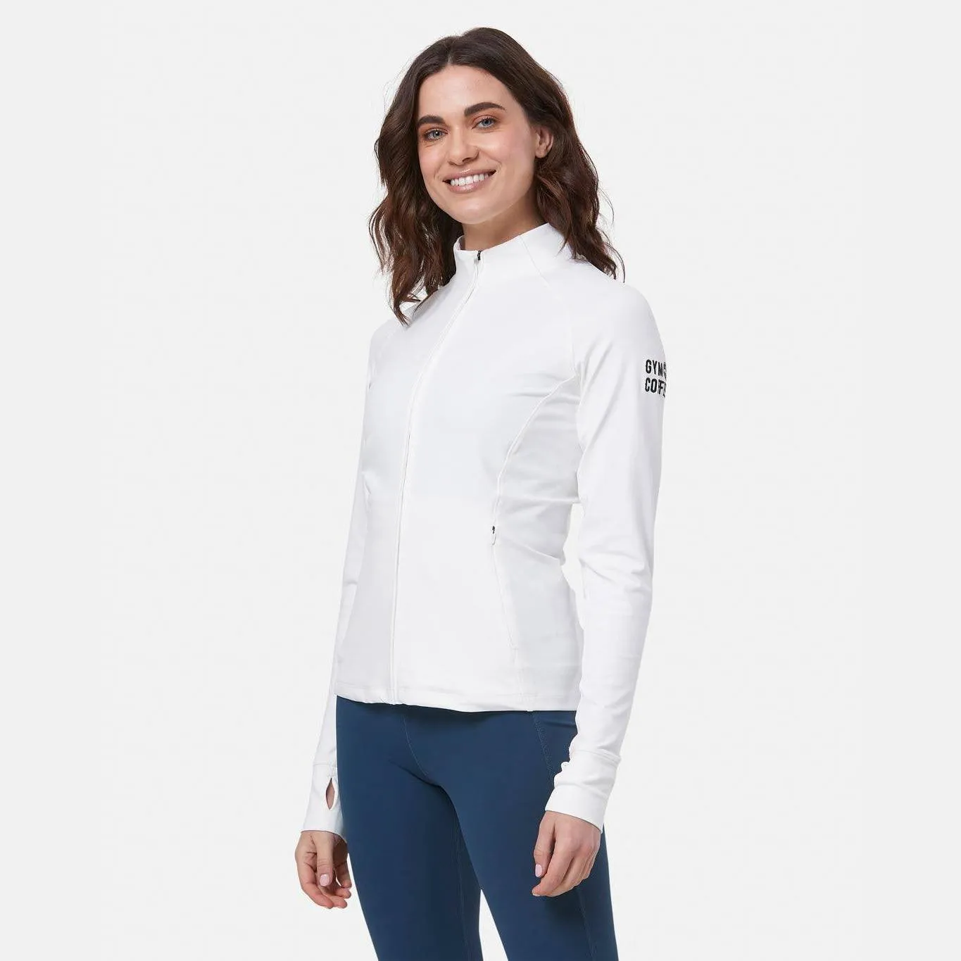 Gym Coffee Adaptive Zip (Womens) - Ultra White
