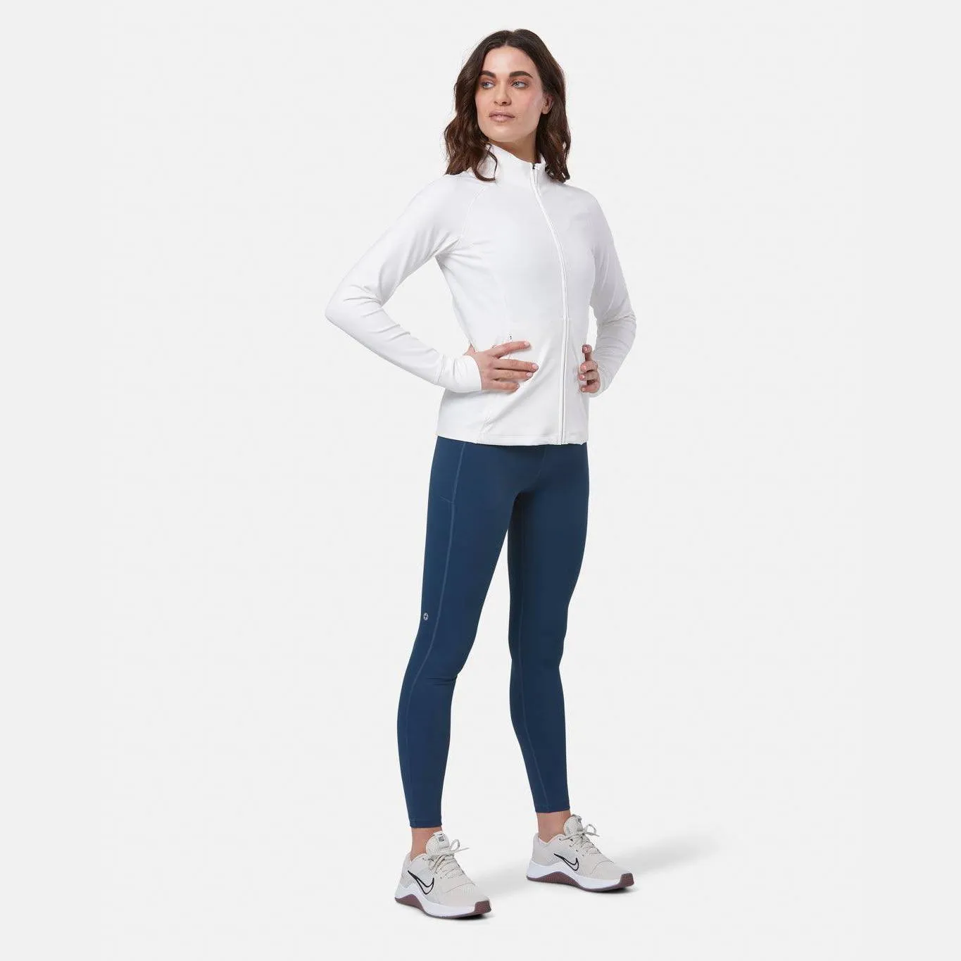 Gym Coffee Adaptive Zip (Womens) - Ultra White
