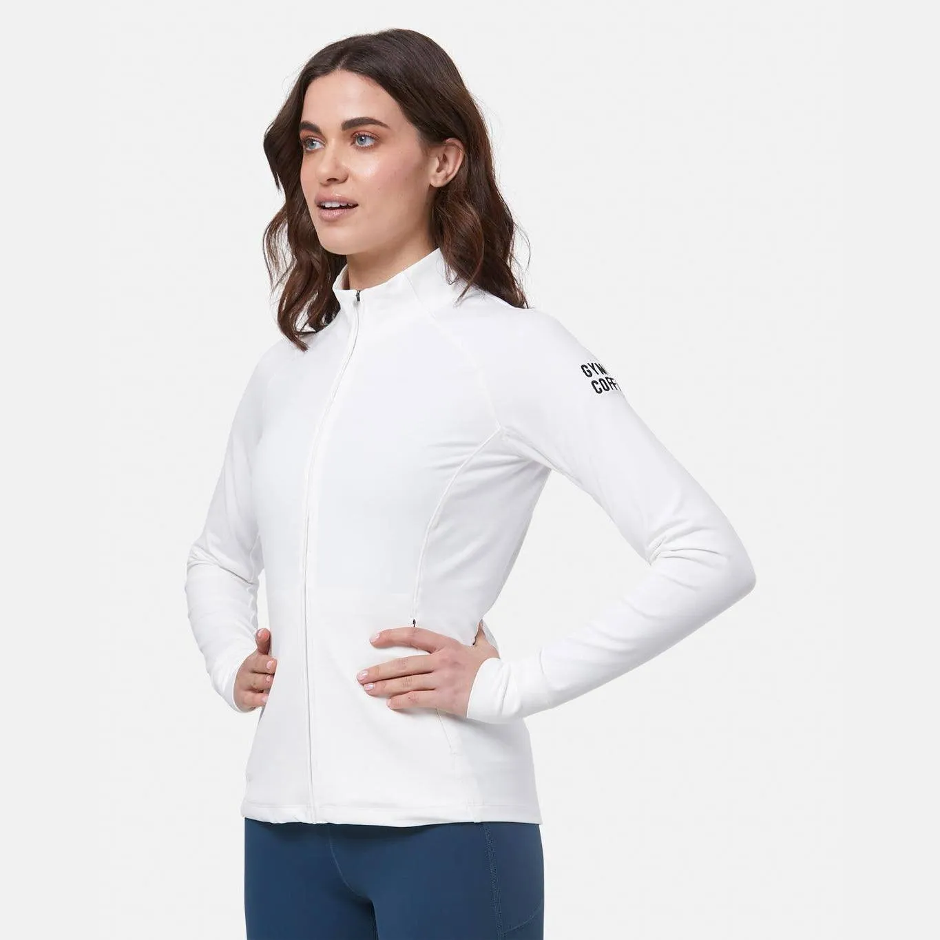 Gym Coffee Adaptive Zip (Womens) - Ultra White