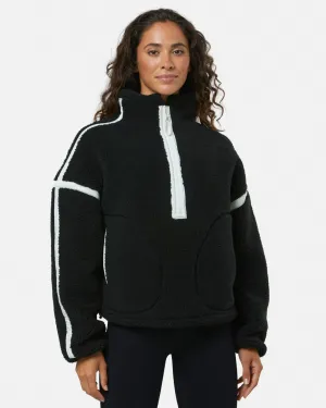 Gym Coffee Industry Half Zip (Womens) - Black