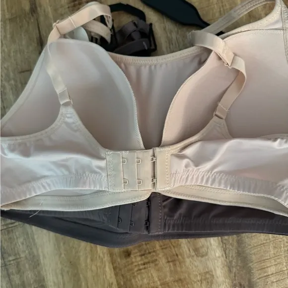 H by Halston Women's Intimates bra 2 pack Set Brown and Beige- cami bra 36C