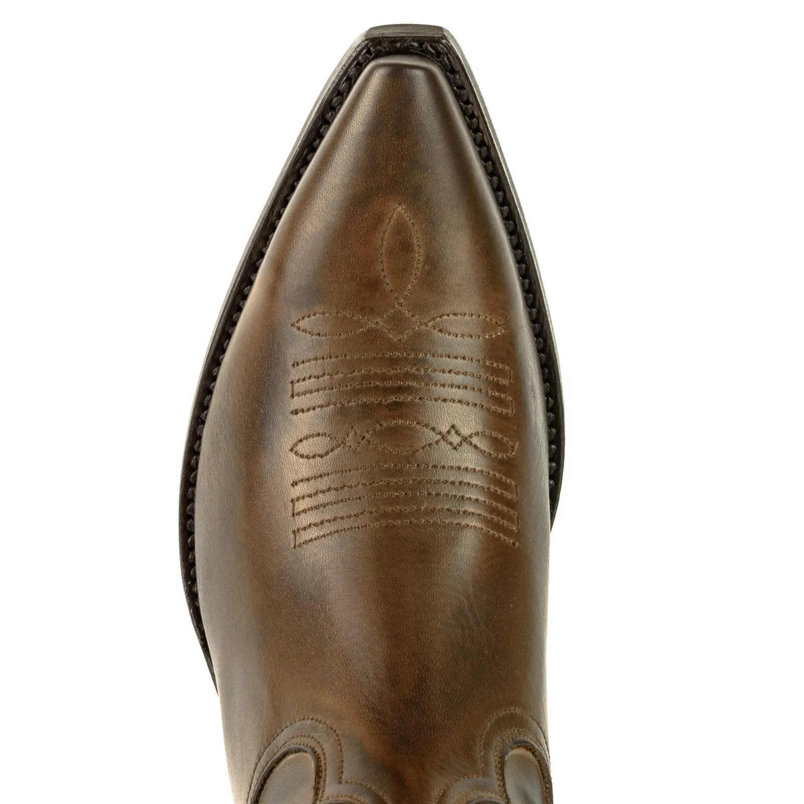 Handmade Women's Cowboy Country Western Boots Leather 2536 Brown