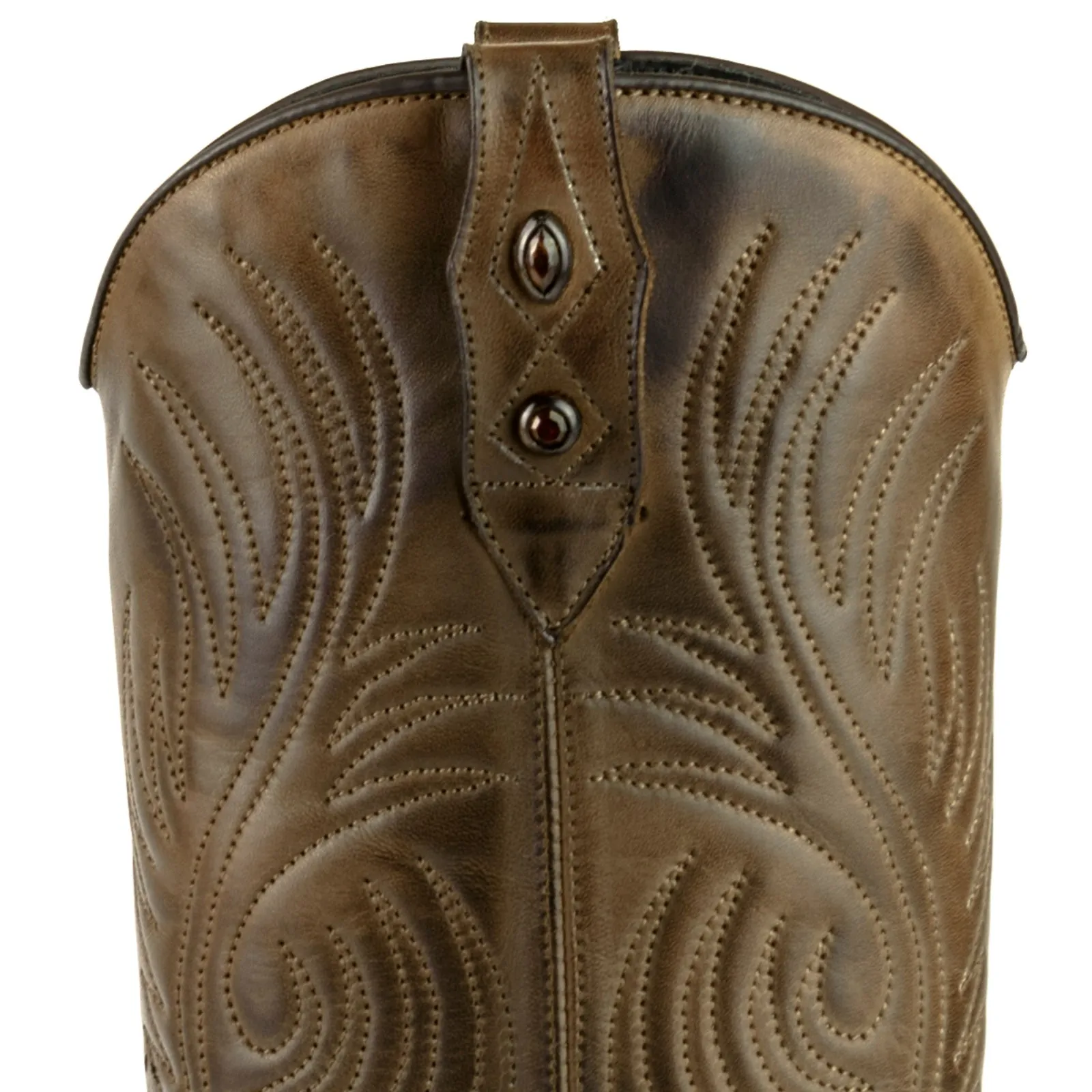 Handmade Women's Cowboy Country Western Boots Leather 2536 Brown