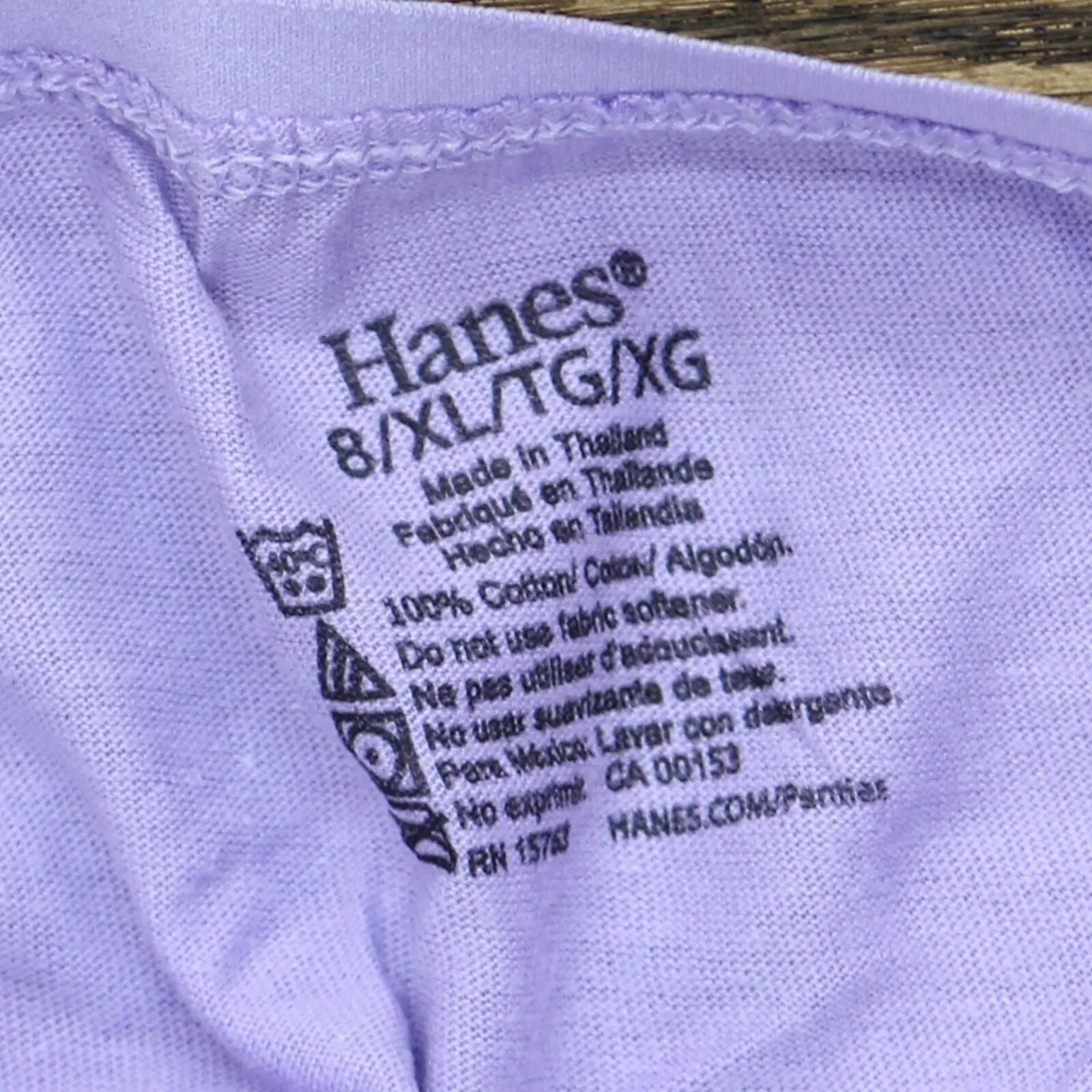 Hanes Premium Women's Pure Comfort Cotton Bikini 6-Pack Colors May Vary XL