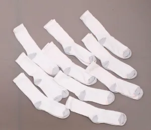 Hanes Women's 10 Pairs Extended Size Cushioned Crew Socks