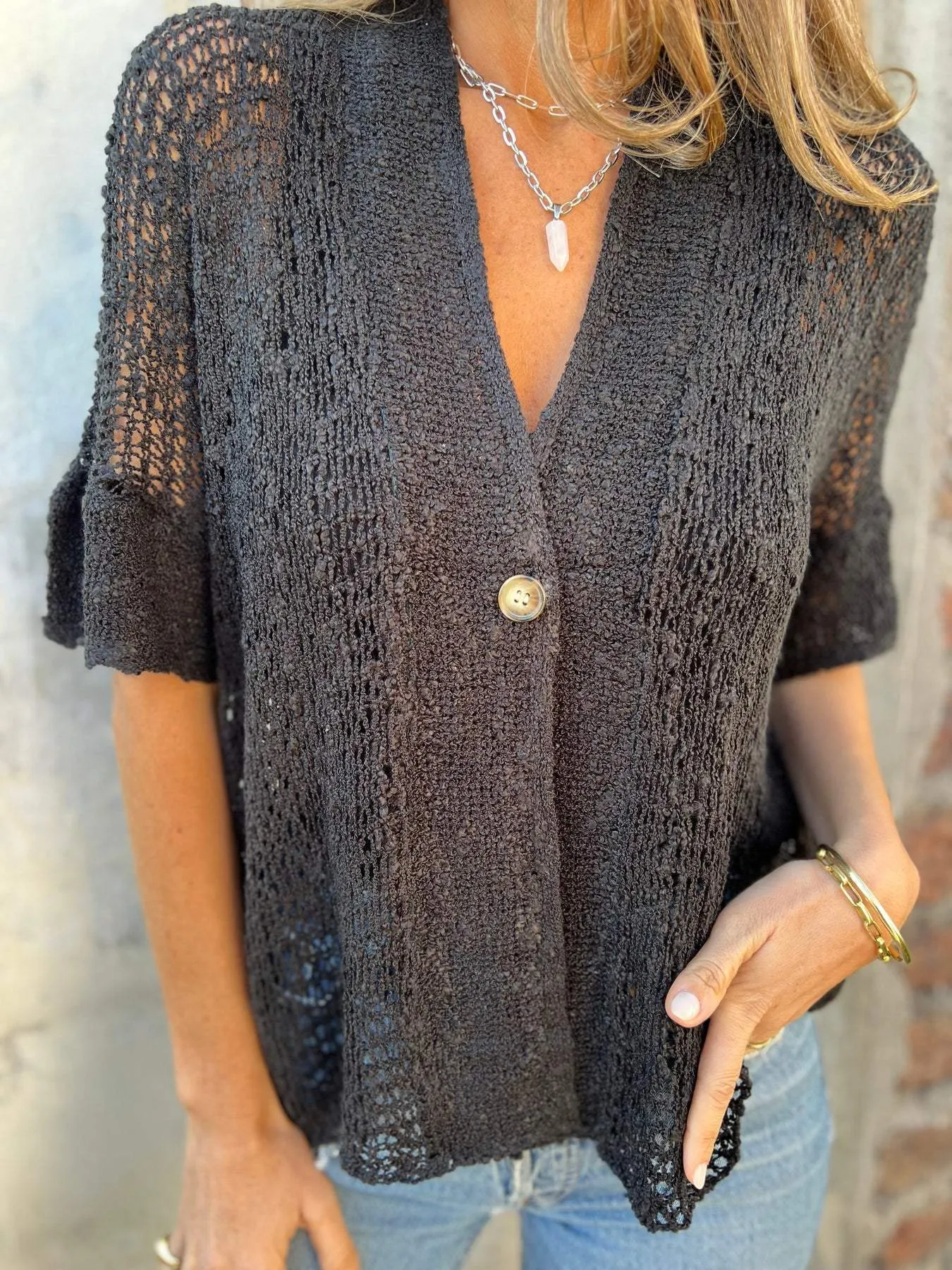 Heather | Textured Top
