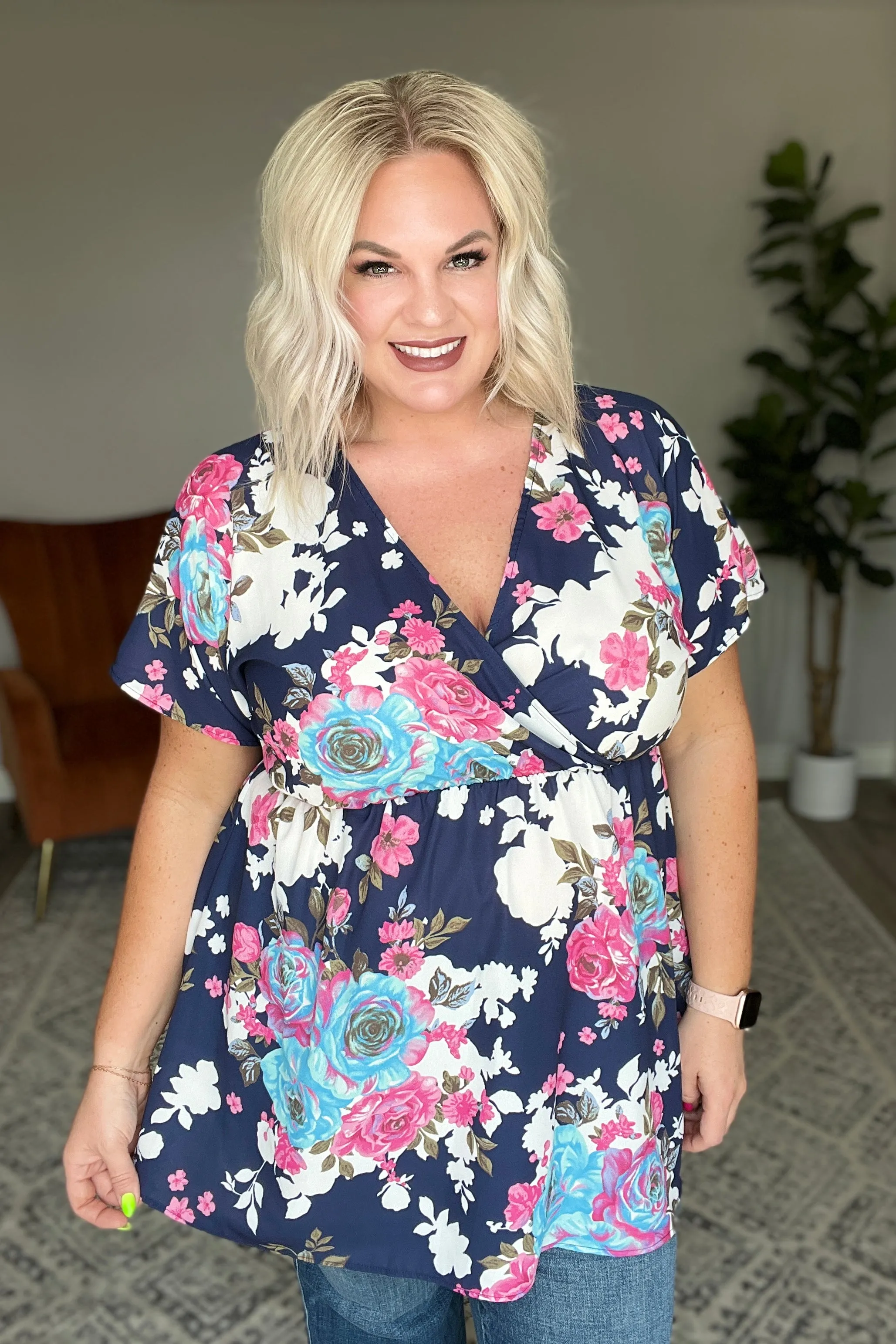 Hello Hummingbird Floral Top