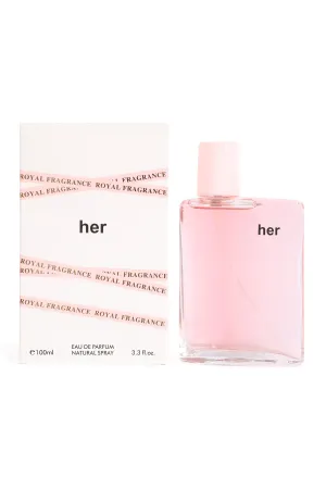 HER SPRAY PERFUME EAU DE PARFUM FOR WOMEN - 100ML/3.3 FL.OZ.