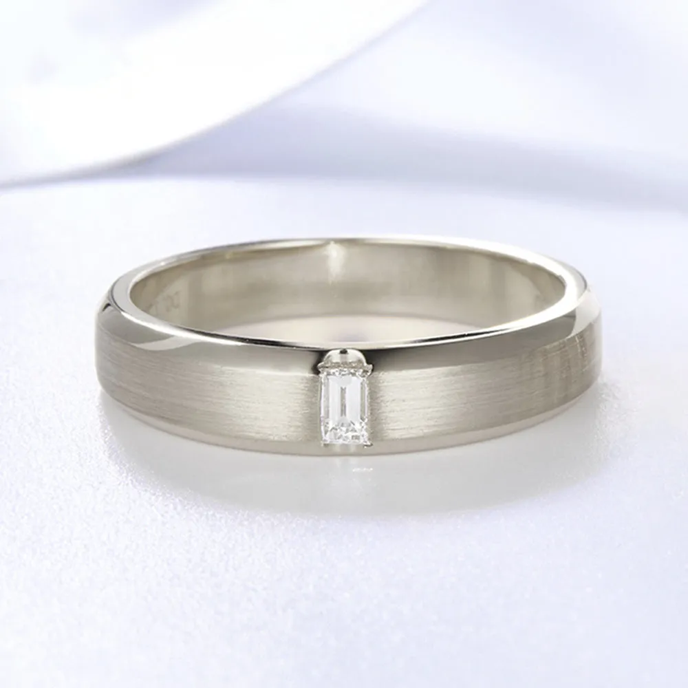 His and Hers Wedding Eternity Diamond Ring Set