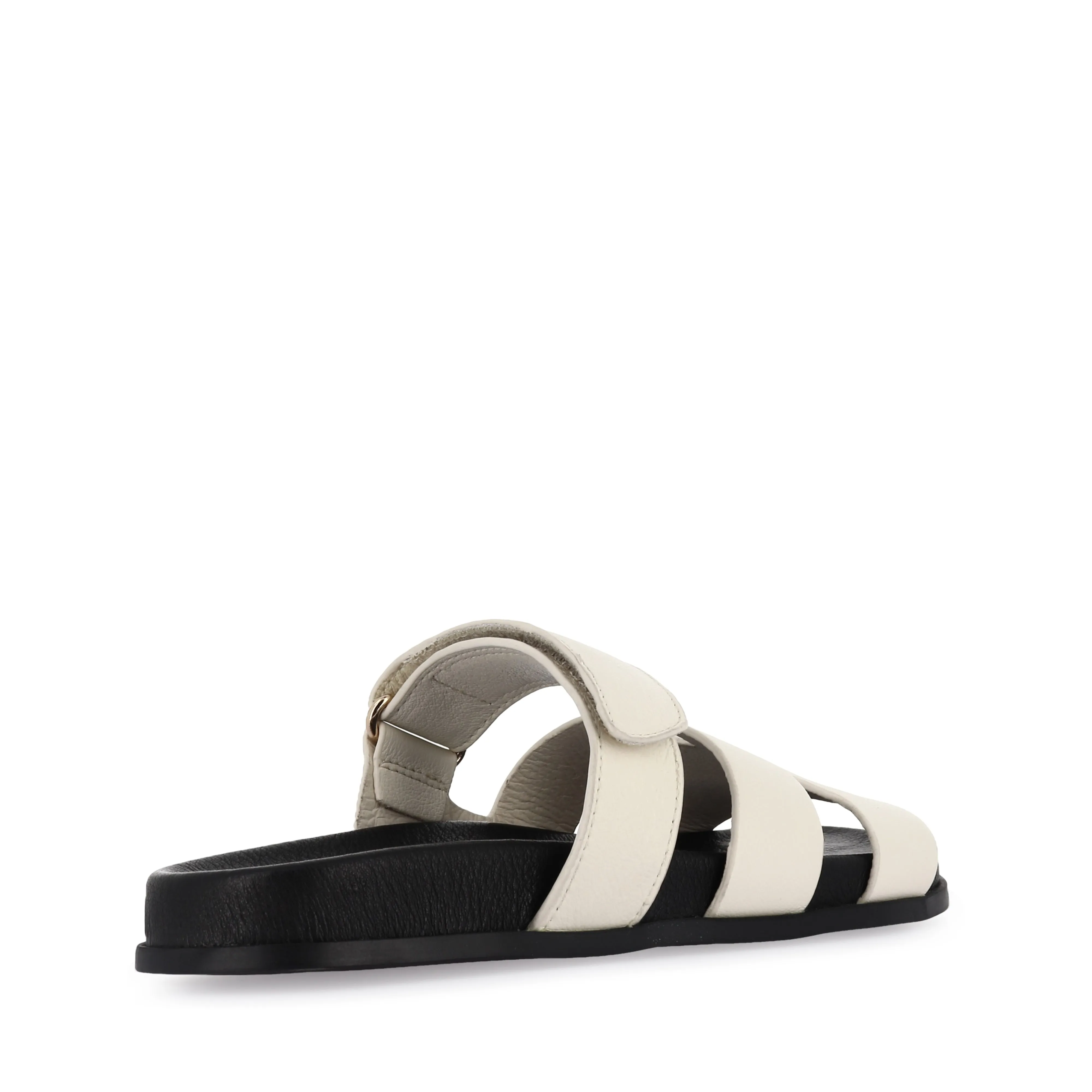 HOPES - CREAM BLACK LEATHER