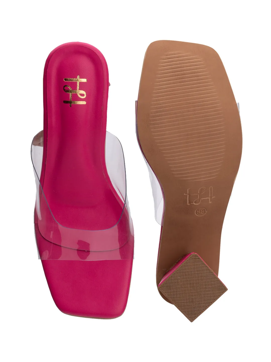 Hydes N Hues Pink Tower Heels