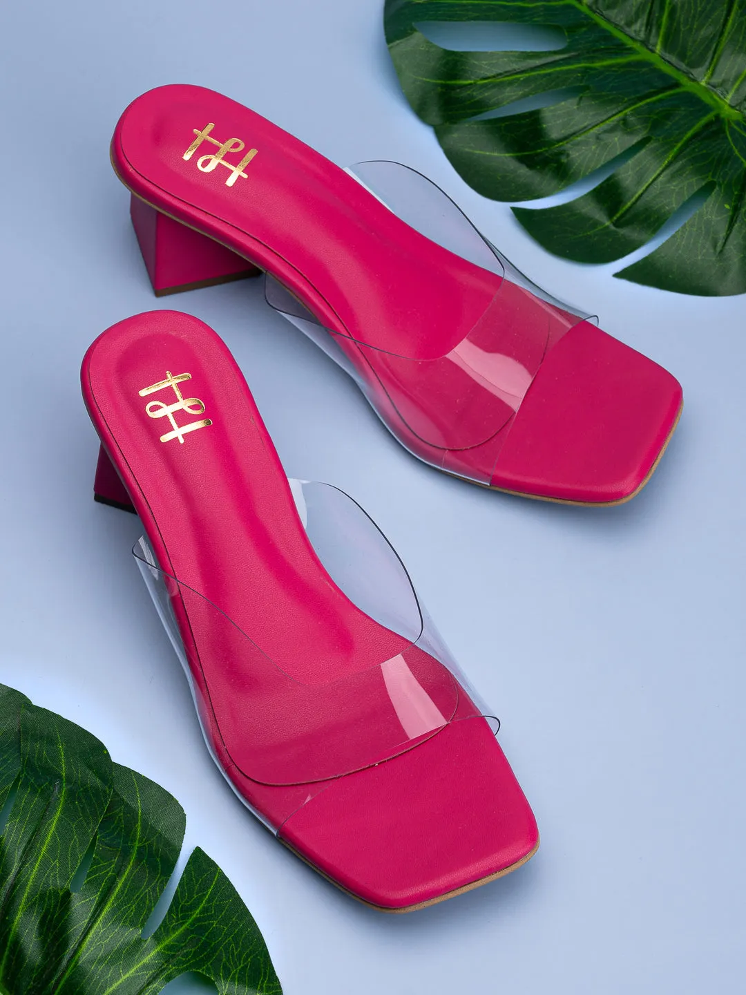 Hydes N Hues Pink Tower Heels