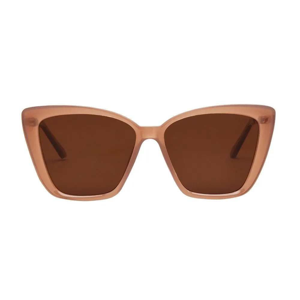 I SEA - Ahola Fox Frames - Dusty Rose / Brown Lens