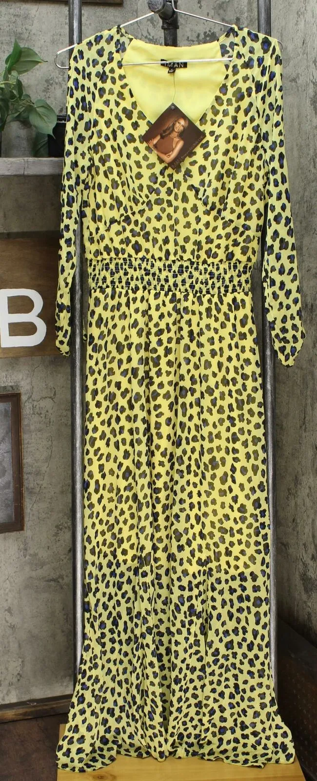 IMAN Women's Global Chic Luxury Resort Printed Maxi Dress