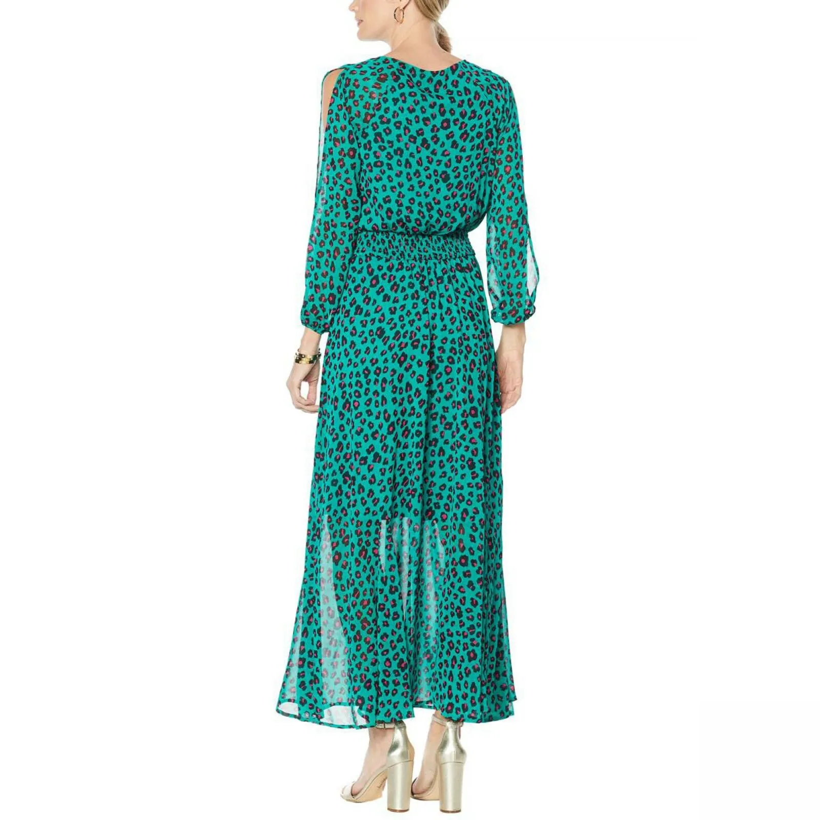 IMAN Women's Global Chic Luxury Resort Printed Maxi Dress