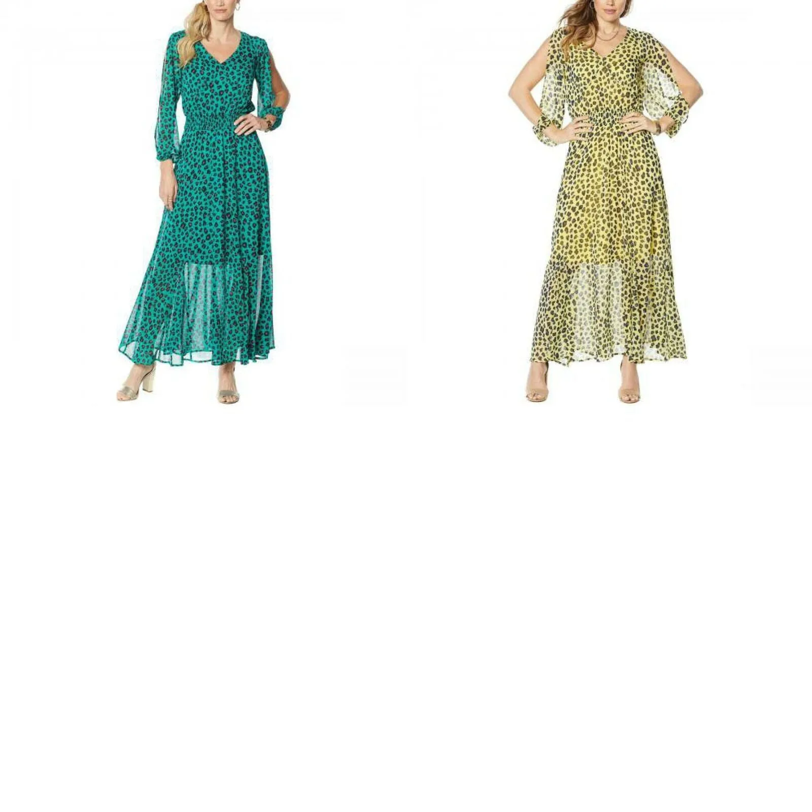 IMAN Women's Global Chic Luxury Resort Printed Maxi Dress