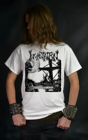 INCANTATION - Entrantment of Evil (Luxi Artwork) (WHITE T-Shirt)