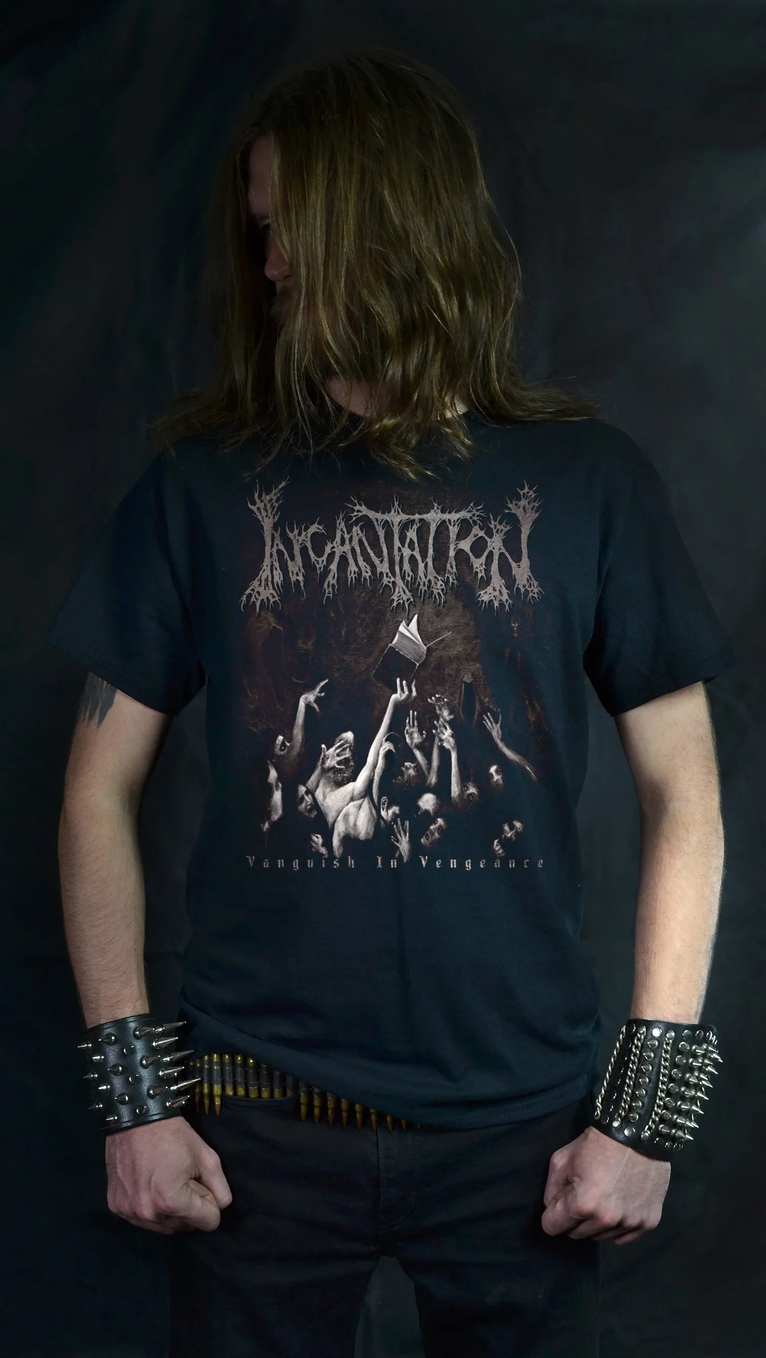 INCANTATION - Vanquish in Vengeance (T-SHIRT -OR- GIRLIE)