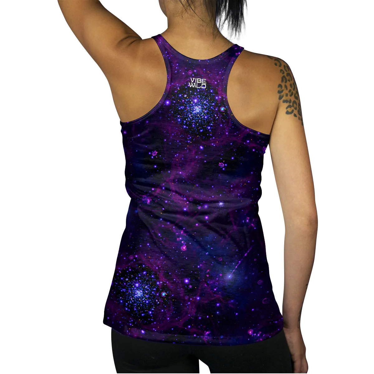 Indigo Below Racerback Tank