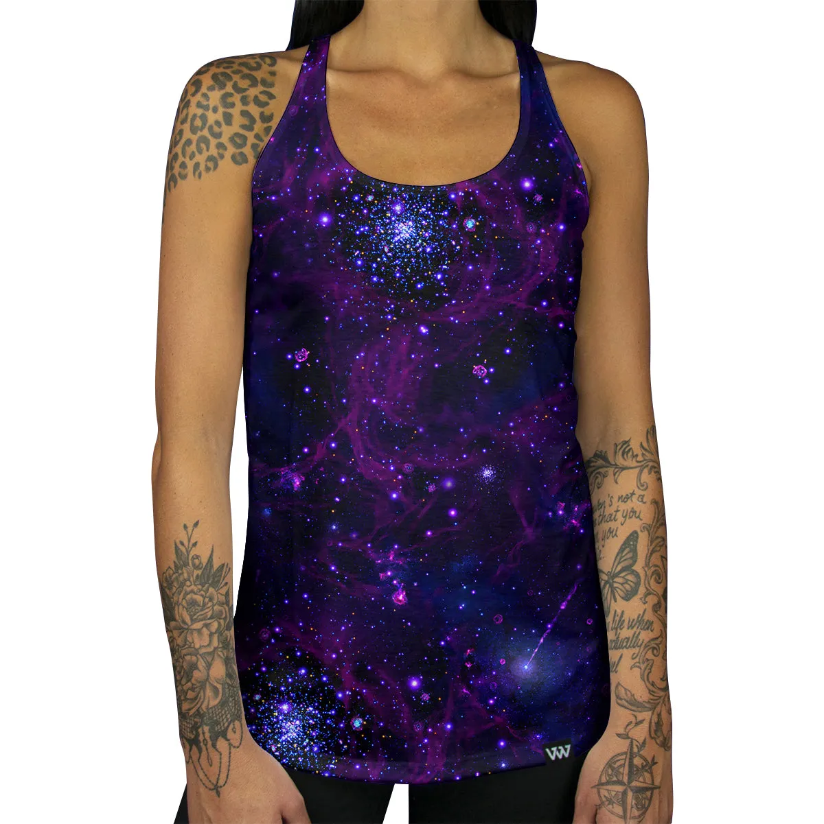 Indigo Below Racerback Tank