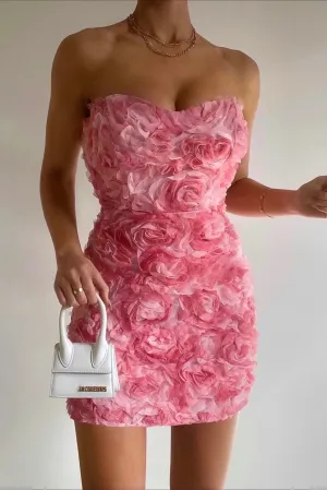 Ingrid - Strapless elegant dress