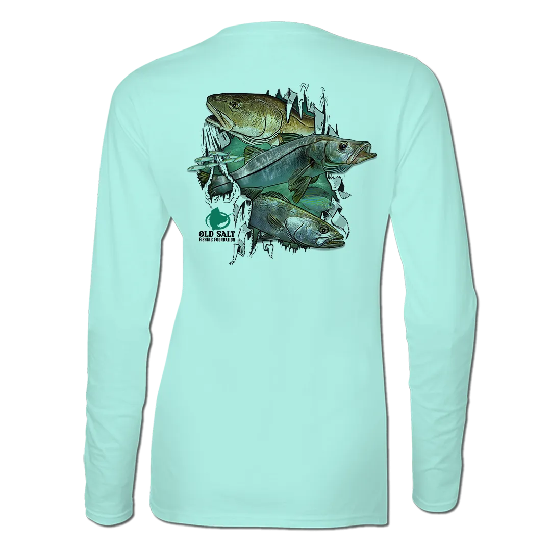 Inshore Slam - Ladies Long Sleeve Performance T-Shirt