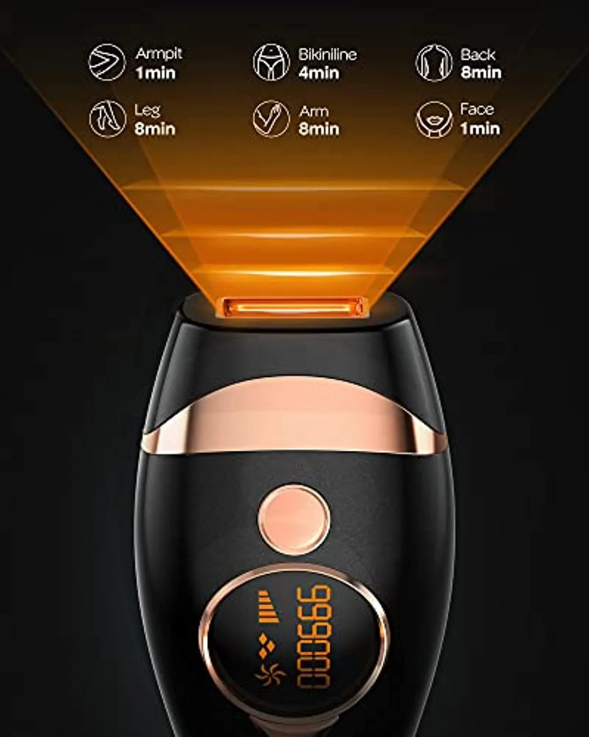 IPL Hair Removal for Women and Men at-Home,Upgrade to 999,000 Flashes Permanent Hair Removal,Painless Hair Remover Device for Armpits Legs Arms Bikini Line and Facial Whole Body