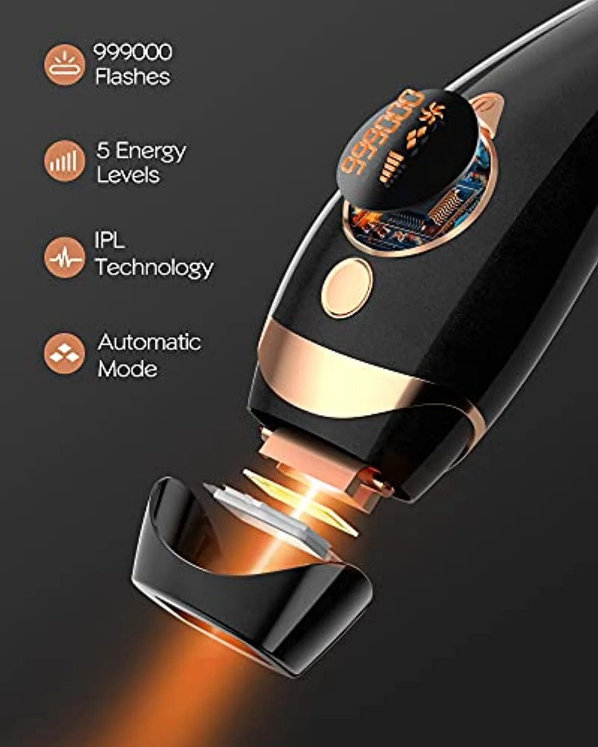 IPL Hair Removal for Women and Men at-Home,Upgrade to 999,000 Flashes Permanent Hair Removal,Painless Hair Remover Device for Armpits Legs Arms Bikini Line and Facial Whole Body