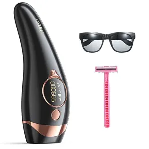 IPL Hair Removal for Women and Men at-Home,Upgrade to 999,000 Flashes Permanent Hair Removal,Painless Hair Remover Device for Armpits Legs Arms Bikini Line and Facial Whole Body
