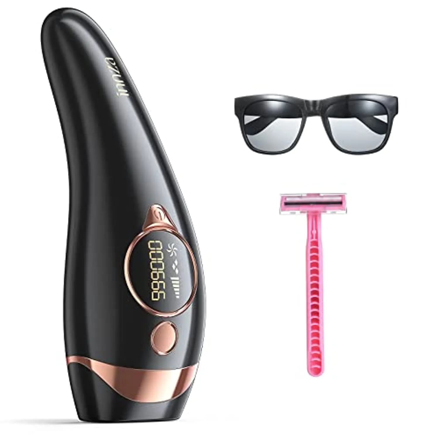IPL Hair Removal for Women and Men at-Home,Upgrade to 999,000 Flashes Permanent Hair Removal,Painless Hair Remover Device for Armpits Legs Arms Bikini Line and Facial Whole Body
