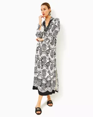 Irella Maxi Caftan Dress (Coconut Pineapple Princess)