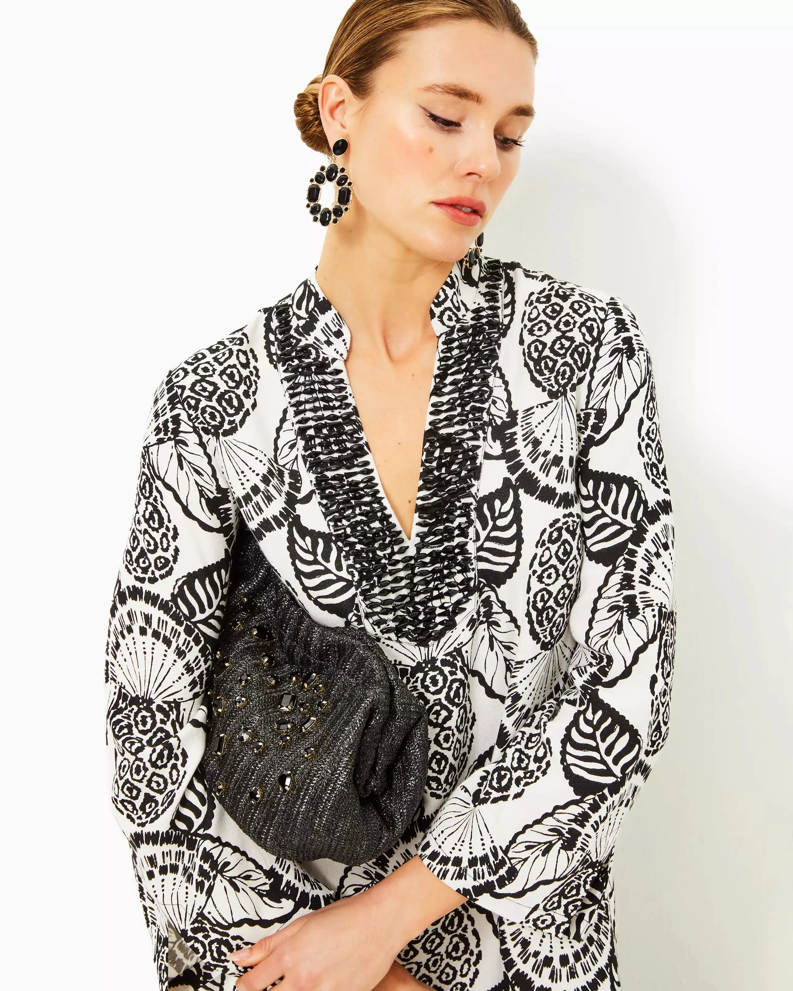 Irella Maxi Caftan Dress (Coconut Pineapple Princess)