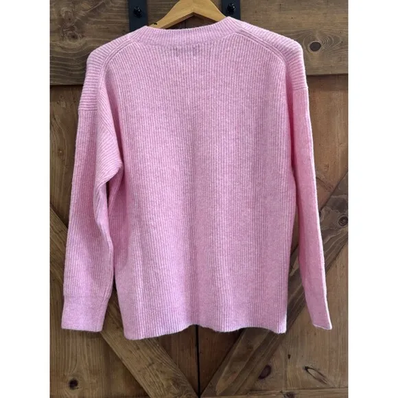 J.Crew Womens $90 Crewneck Sweater Extra Soft Pink  Women's Size S New