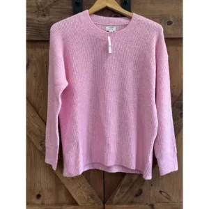 J.Crew Womens $90 Crewneck Sweater Extra Soft Pink  Women's Size S New