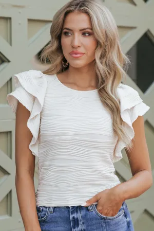 Josefina® | Textured Ruched T-Shirt