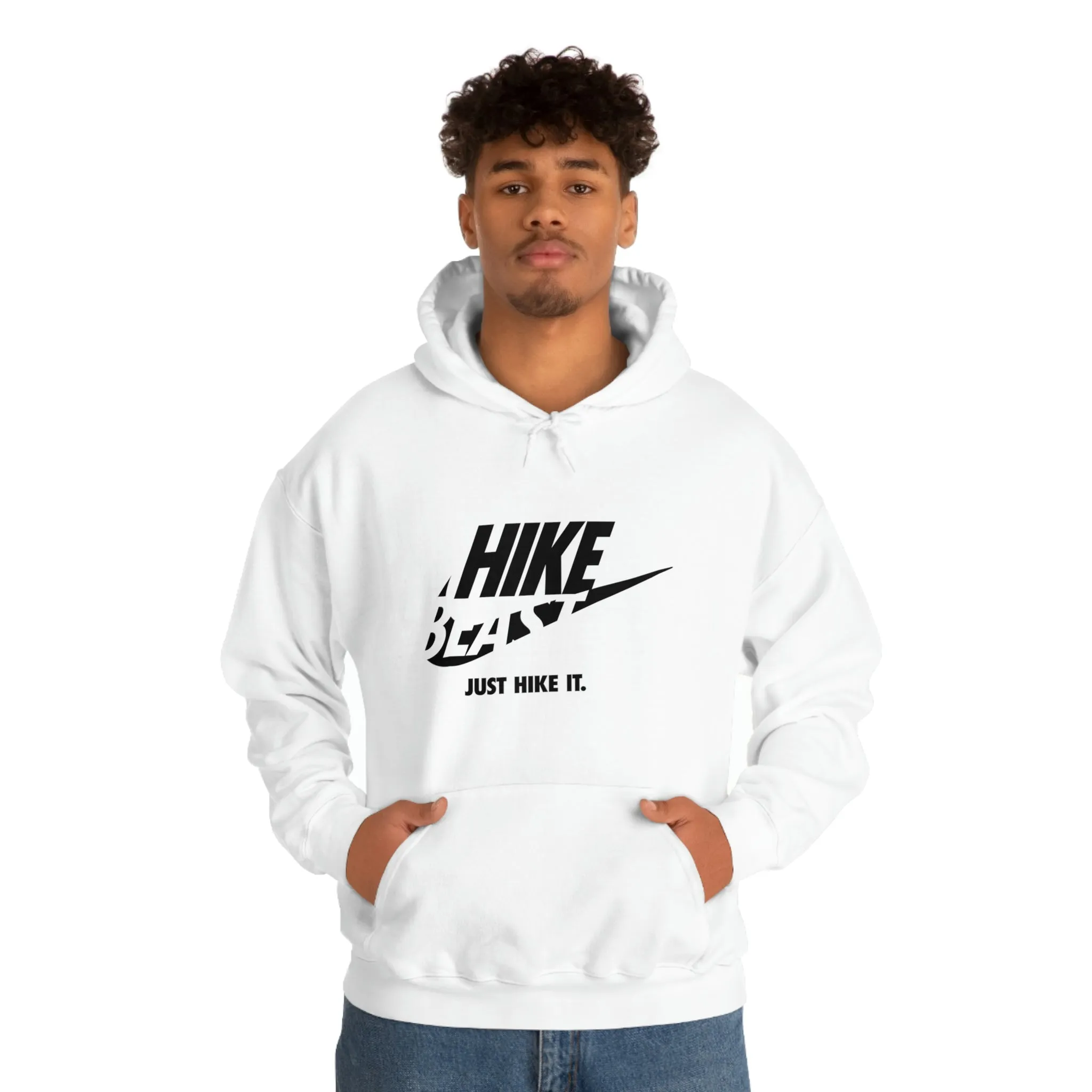 JUST HIKE IT SOFT STYLE HOODIE