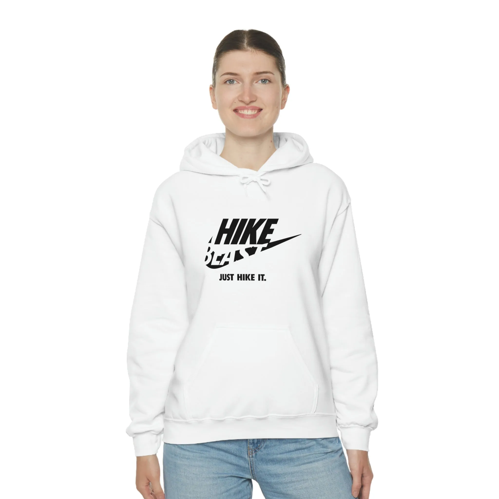 JUST HIKE IT SOFT STYLE HOODIE