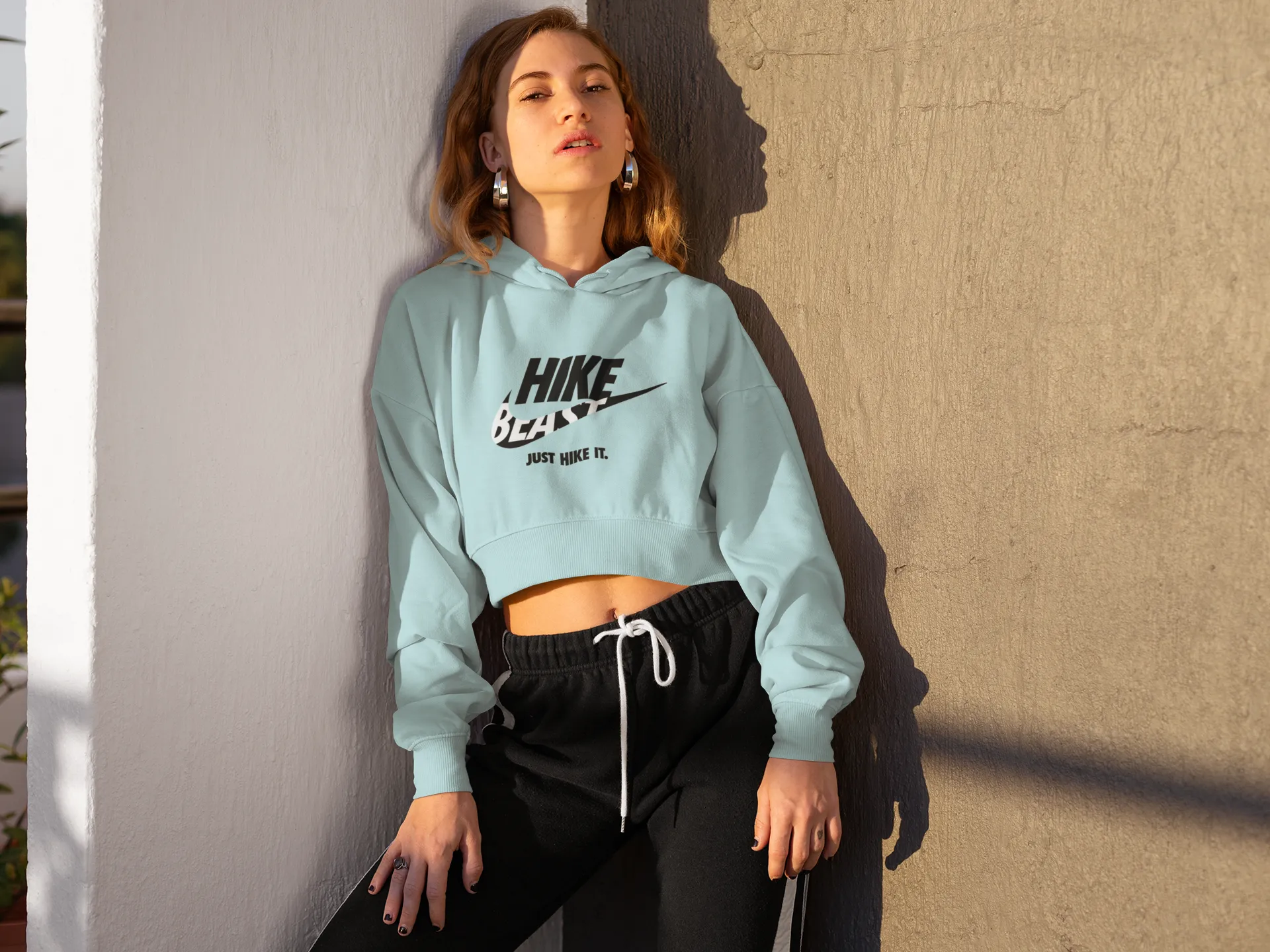 JUST HIKE IT SOFT STYLE HOODIE