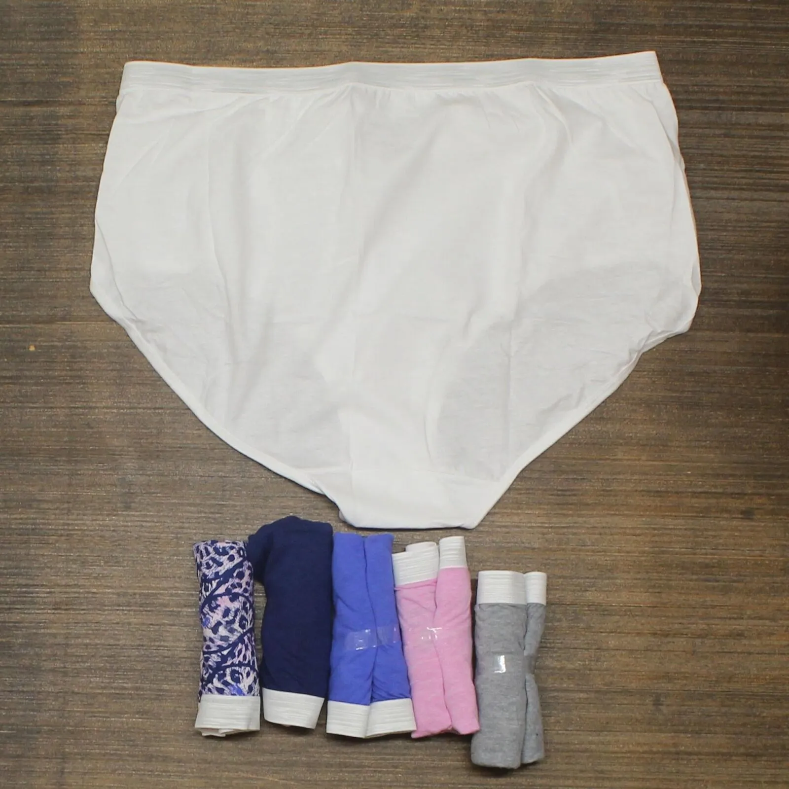 Just My Size by Hanes Women's 6pk Cotton Briefs Colors May Vary 9