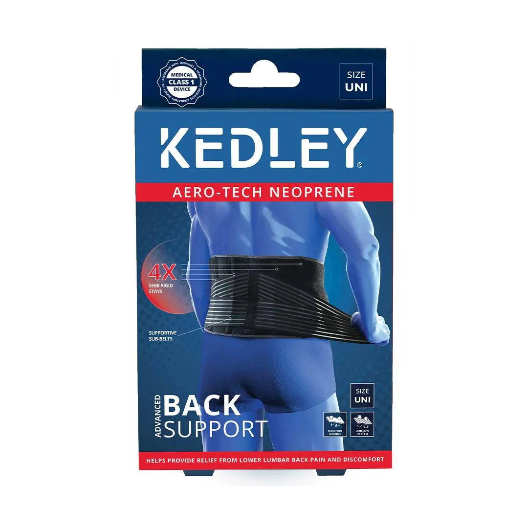 Kedley AERO-TECH NEOPRENE ADVANCED BACK SUPPORT-ONE SIZE