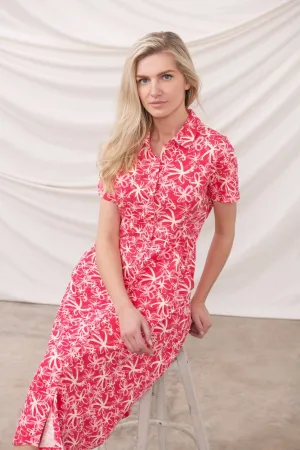 Keira Dress - Raspberry Floral